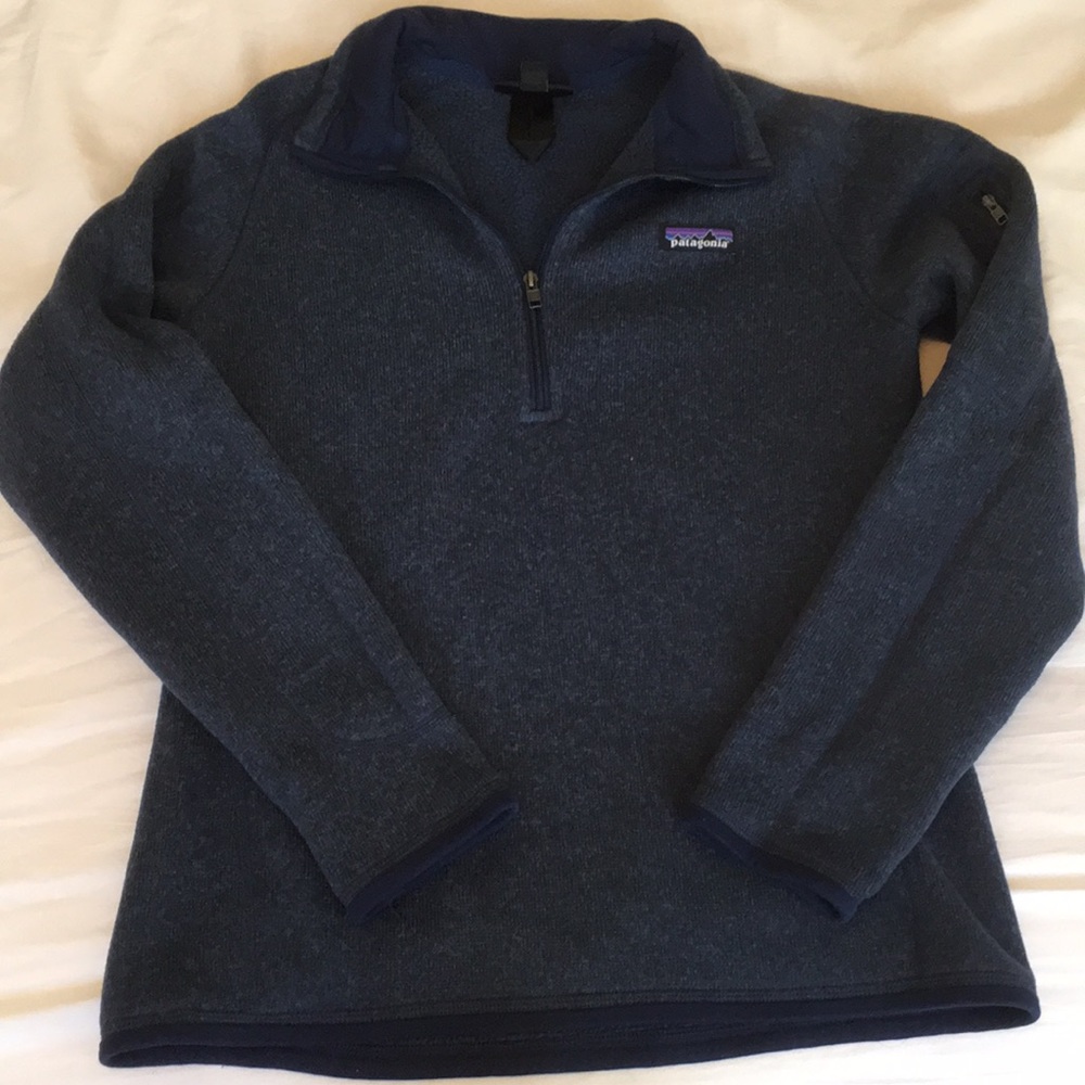 Medium Patagonia W better sweater quarter zip